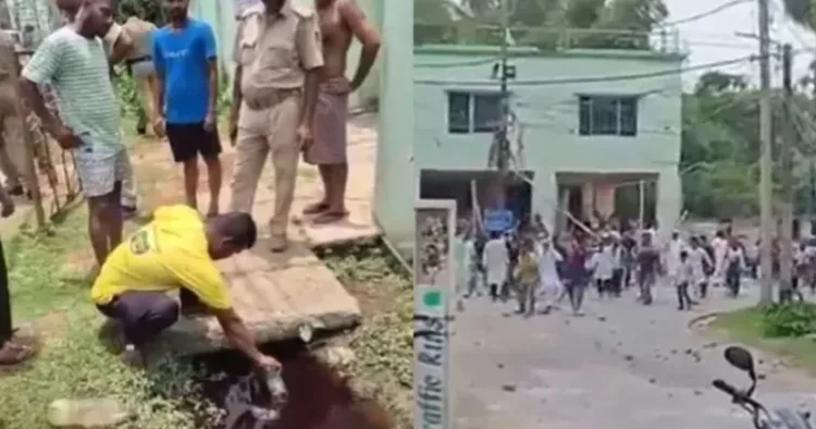 Blood coming out of drains in Balasore leading to communal unrest