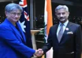 External Affairs Minister, S Jaishankar (Right), Australian Minister of Foreign Affairs Senator, Penny Wong (Left)