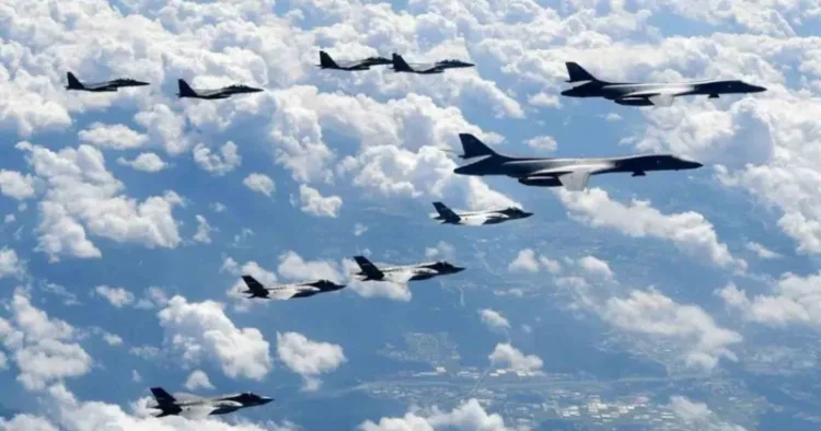 US-South Korea Conduct Joint Bombing Drills Over Korean Peninsula For First Time In 7 Years