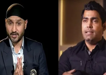 Former India cricketer Harbhajan Singh (Left), Pakistan cricketer Kamran Akmal (Right)