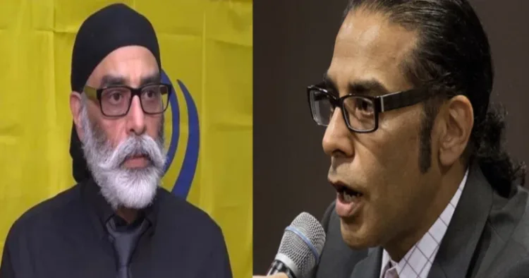 Pro-Khalistani terrorist Gurpatwant Singh Pannun (Left), Indian national Nikhil Gupta (Right)