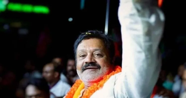 Actor-turned-politician Suresh Gopi