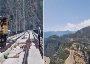 Train services to begin soon on Chenab rail bridge