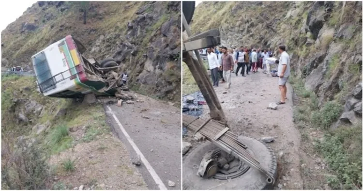 Himachal Pradesh: Four dead after bus falls into gorge in Shimla's Jubbal