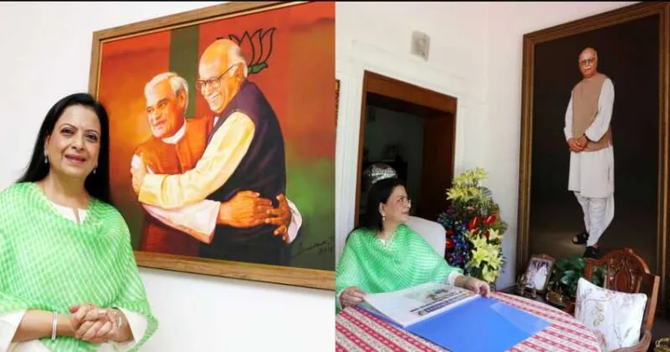 Pratibha Advani, daugher of BJP leader Lal Krishna Advani ( Photo Credit: Sipra Das)