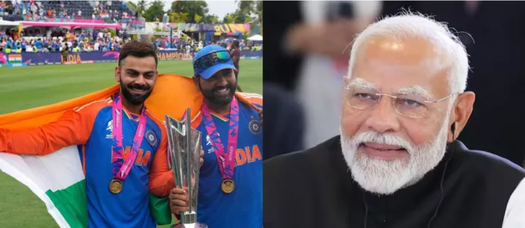 PM Modi dials to congratulate Team India on T20 WC glory, lauds Rohit Sharma and Virat Kohli