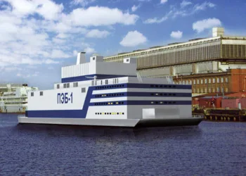 A floating nuclear reactor (Image Source: Power Technology)