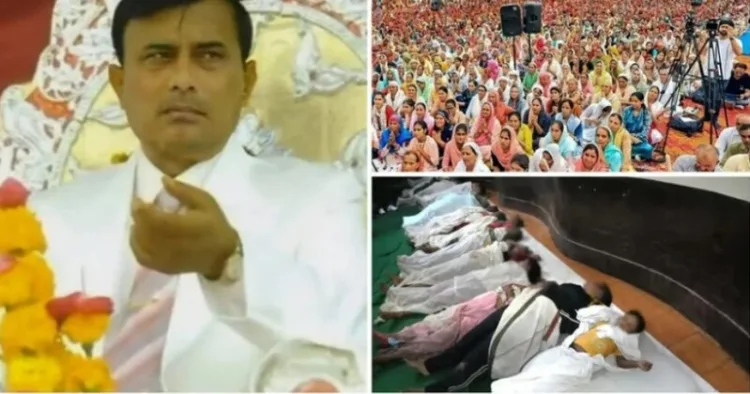 Bholey Baba at whosse Satsang, the stampede occurred