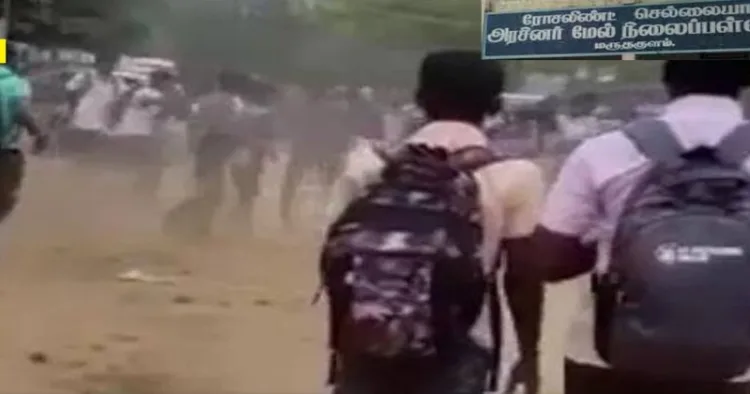 Caste based clashed occurred between the students