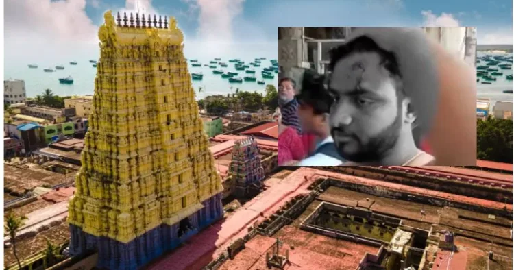 Nikil Kumar Ojha, a devotee from Bihar, was reportedly thrashed by the staff of the Hindu Religious and Charitable Endowment (HR&CE) department inside the Rameshwaram Temple