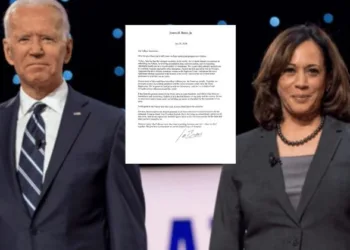 (Left) US President Joe Biden (Right) US Vice President Kamala Harris