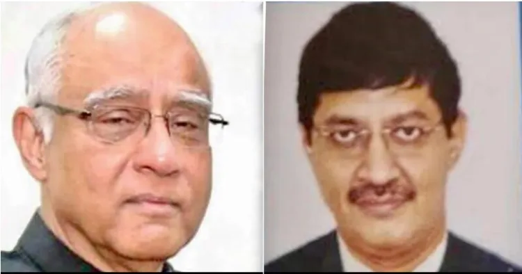 (Left) Rajinder Khanna has been appointed as Additional National Security Advisor (NSA)(Right) TV Ravichandran,  appointed as Deputy National Security Advisor (NSA)