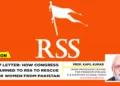 1947 Letter: How Congress Govt turned to RSS to rescue Hindu and Sikh women from Pakistan