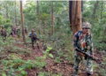 Security forces in Maoists hit areas