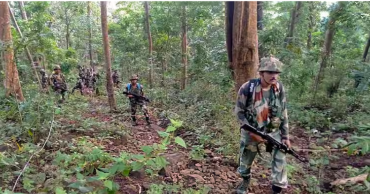 Security forces in Maoists hit areas