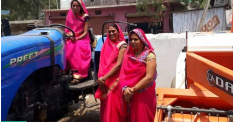 Women involved in making herbal soap and who have turned around their livelihood