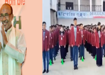 Manipur CM N BIren Singh lauds daily singing of the national anthem in shools