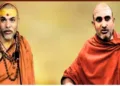 (Left) Swami Avimukteshwaranand (Right) Swami Sri Govindananda Saraswati Maharaj