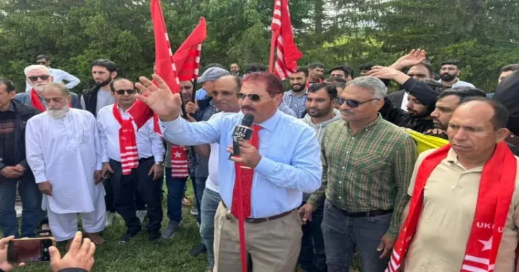 UKPNP held a protest in Calgary, Canada, demanding the fulfilment of the charter of demands of the JAAC