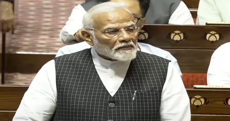 PM Modi addresses Rajya Sabha