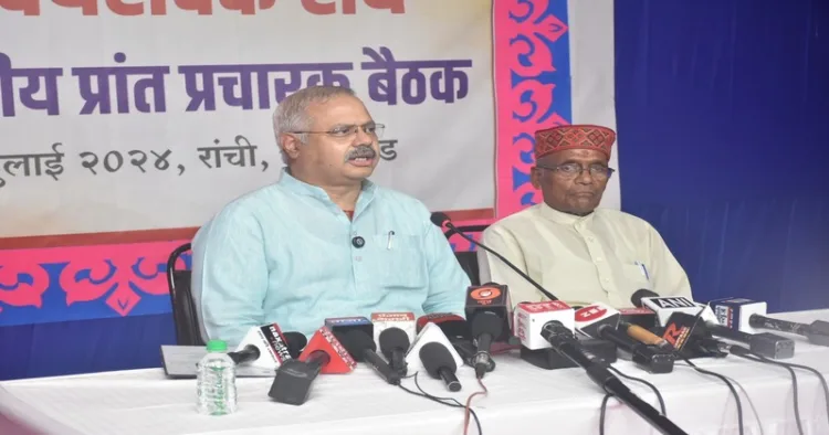 RSS's Akhil Bharatiya Prachar Pramukh, Sunil Ambekar ji addressing a press briefing