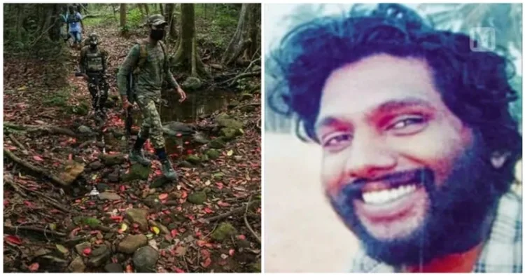 Maoist operative Manoj (Right)