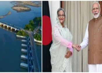 Bangladesh Prime Minister Sheikh Hasina (left) and Prime Minister Narendra Modi (Right)