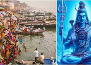 Devotees take holy dip in Ganga River (Left)