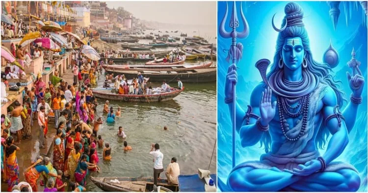 Devotees take holy dip in Ganga River (Left)