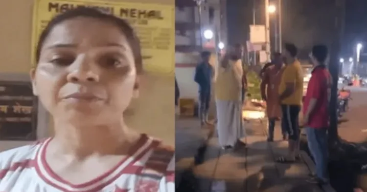 Journalist Amrapali Sharma (Left)