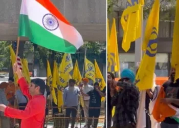 Khalistani's protesting against India Day Parade in Toronto (Image Source: MSN)