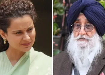 Kangana Ranaut (L) and Simranjit Singh Mann (R)