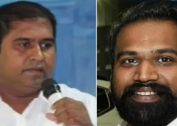 (Left) Late BSP leader K Armstrong (Right) N Aswathaman