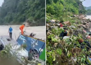 In a deadly bus accident in Nepal, at least 14 people have lost their lives