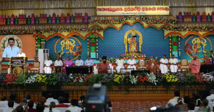 Atheist DMK govt tries to woo Hindus, organises a two-day Global Muthamizh Murugan conference at Palani