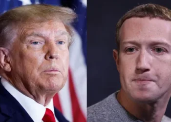 US Presidential Candidate Donald Trump (Left), Meta CEO Mark Zuckerberg (Right)