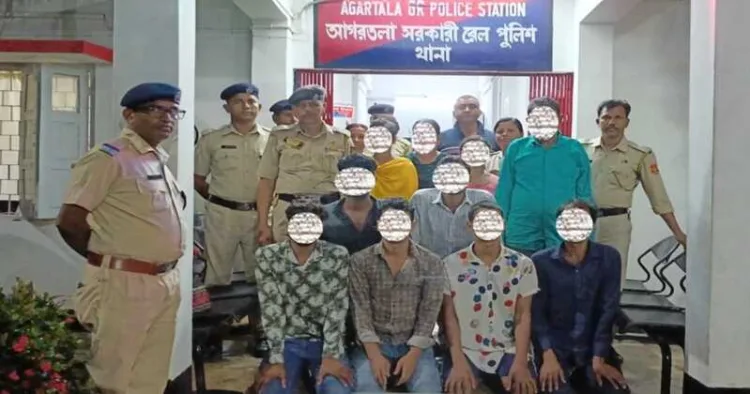 12 Bangladeshi intruders arrested in Agartala