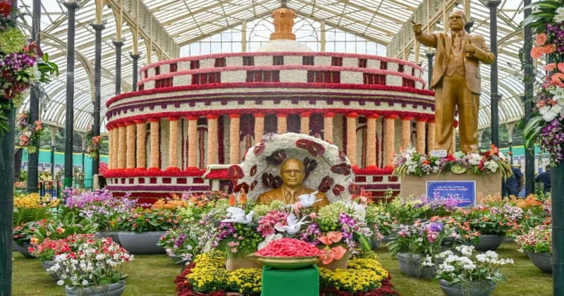 Blossoms of Equality: Lalbagh flower show honours Dr Ambedkar’s legacy