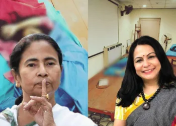 Bengal CM Mamata Banerjee and Author Shefali Vaidya (Image: Organiser)