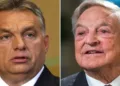 Hungarian Prime Minister Viktor Orban (Left) and Billionaire financier George Soros (Right)