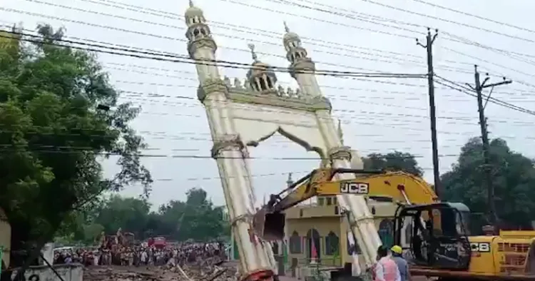 Anti-encroachment drive in Bhilai