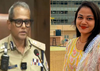 (Left) Bengaluru Police Commissioner B Dayanand (Right) Mahalakshmi