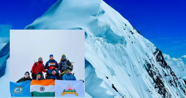 NIMAS has successfully scaled an unclimbed peak, standing at 6,383 metres (20,942 ft), in the Gorichen range of the Arunachal Pradesh Himalayas