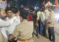 Ganpati procession taken out in Davanagere was attacked allegedly by the Islamists