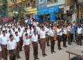 RSS Swayamsevaks Ghosh Band at Khairatabad Ganesh, Bhagyanagar