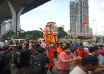 Ganesh Utsav organised by VHP Thailand. Devotees come out in large numbers to celebrate  the festival