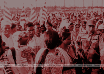 Protestors during the rally called in Jashpur on Tuesday, September 3