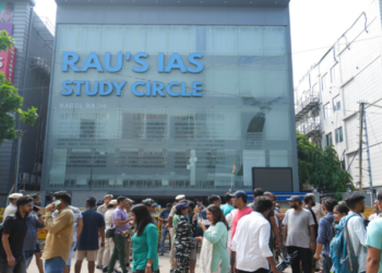 Exterior of the Rau's IAS Study Circle