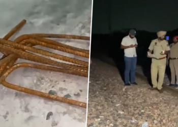 Nine iron rods recovered from Bathinda-Delhi railway track