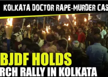 WBJDF hold torch rally against the brutal rape of the Kolkata Doctor